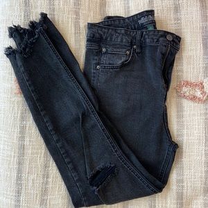 Wild Fable distressed black skinny jeans